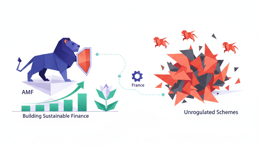 The AMF's Dual Front: Building Sustainable Finance, Battling Unregulated Schemes in France