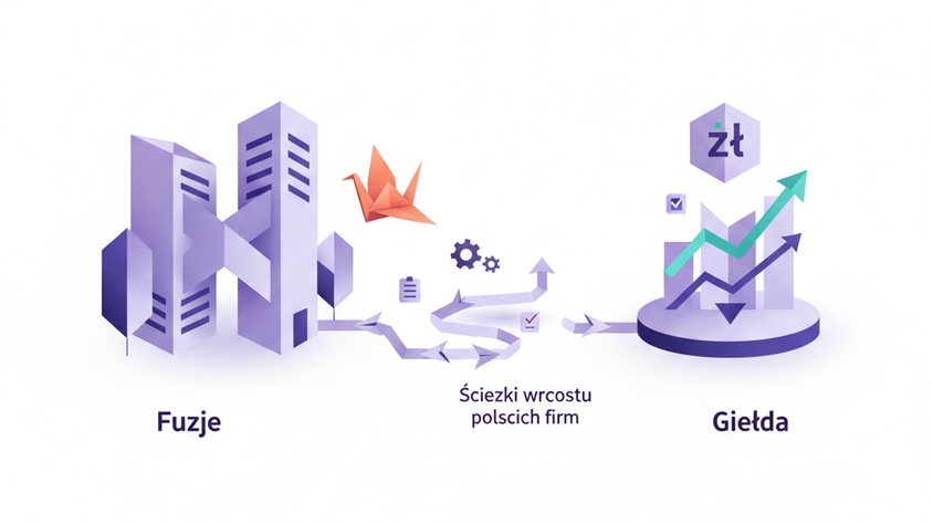 Fuzje czy Giełda: Ścieżki wzrostu dla polskich firm